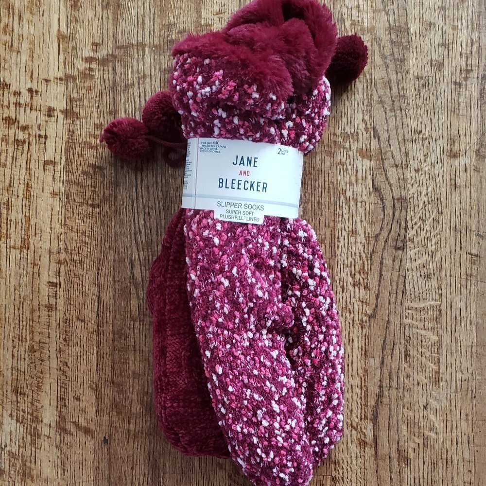 Jane and Bleecker Slipper Socks